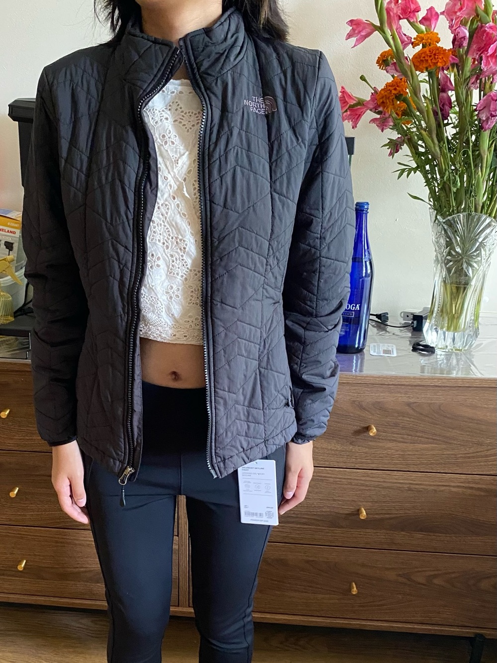 The North Face Women's Black Quilted Puffer Jacket